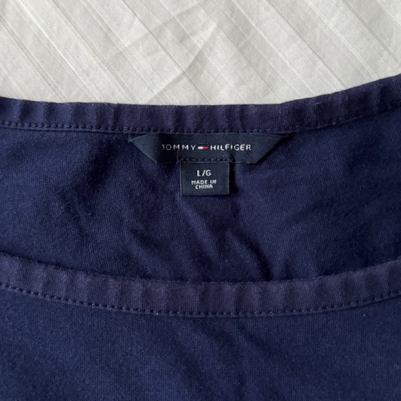 Tommy Hilfiger - Red & Blue Stripe Midi Dress - Picture 6 of 7